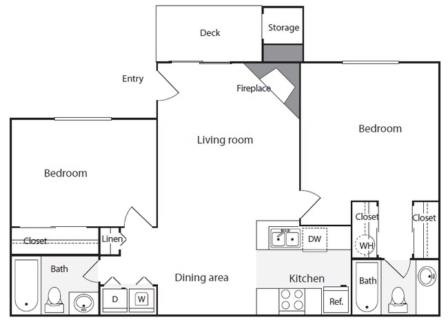 Floorplan - Redmond Park Apts