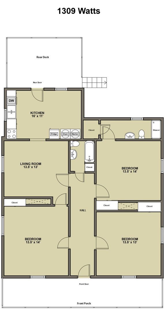 Building Photo - Spacious 3 Bed / 2 Bath Trinity Park Home - All Appliances and Large Fenced Yd