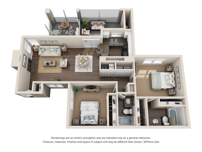 Floorplan - Osprey on the Bluffs