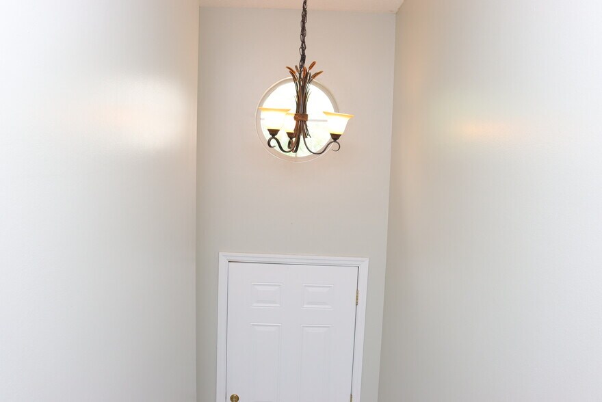 Chandelier above entrance - 1057 Stones Throw Dr NW