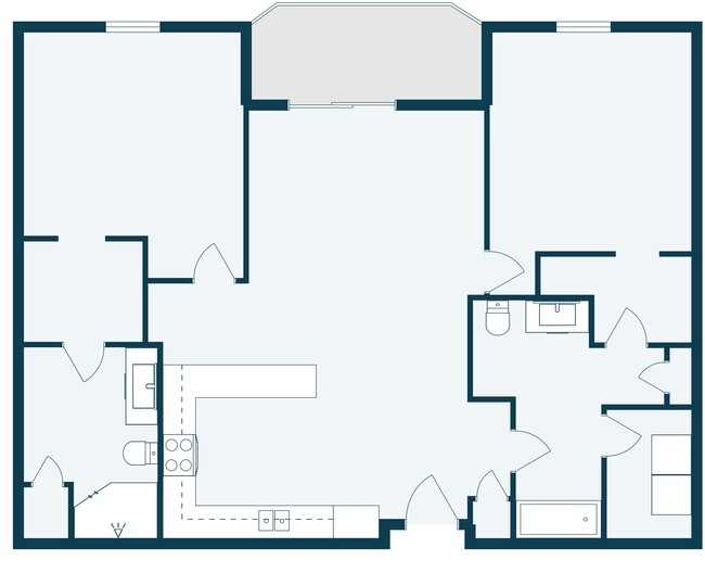 Floorplan - Diamond Bend Apartments