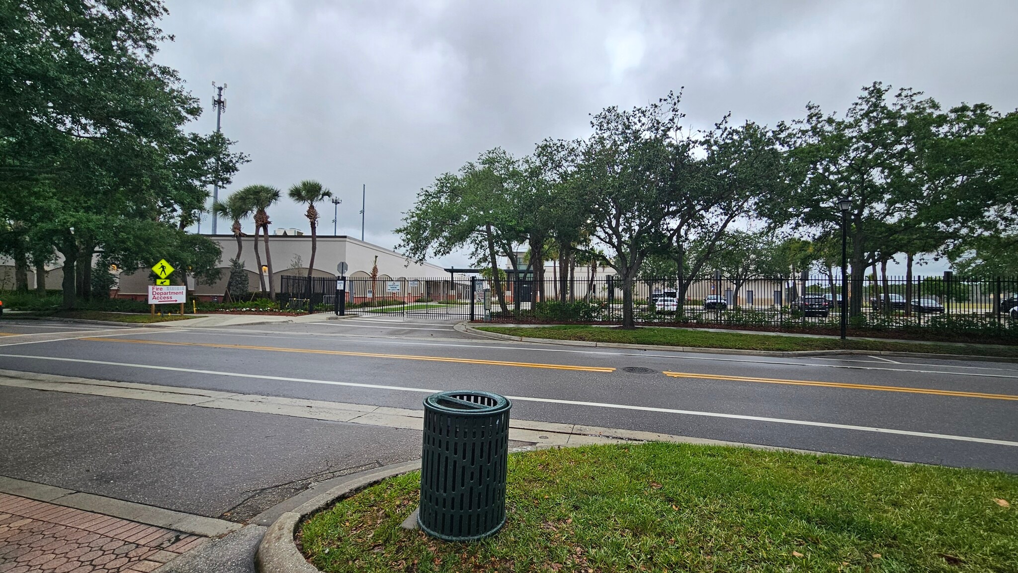 Patio view of baseball field - 1152 University Blvd