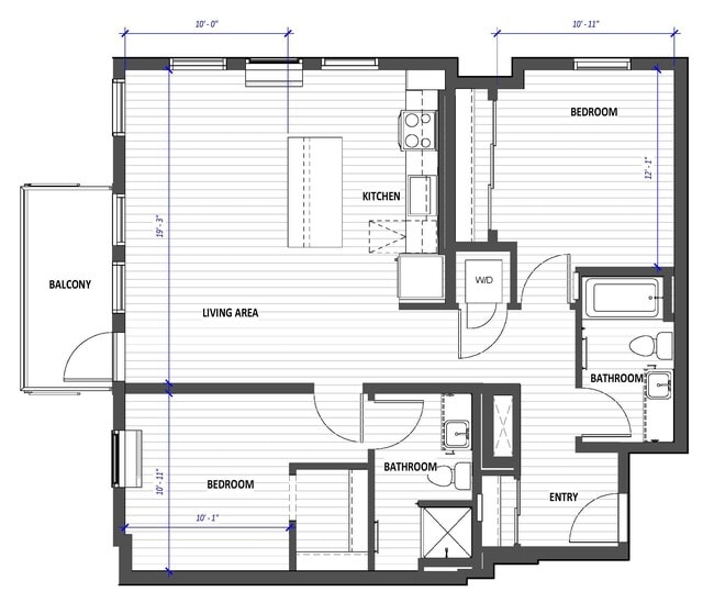 Floorplan - Hyas Point Apartments