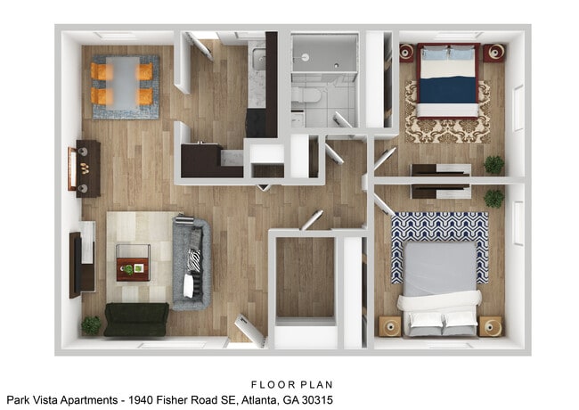Floorplan - Park Vista Apartments