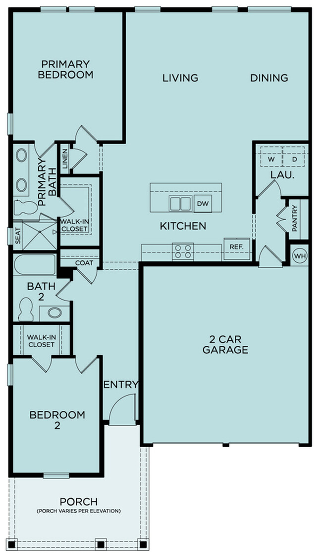 Willow Floor Plan - Durham Farms