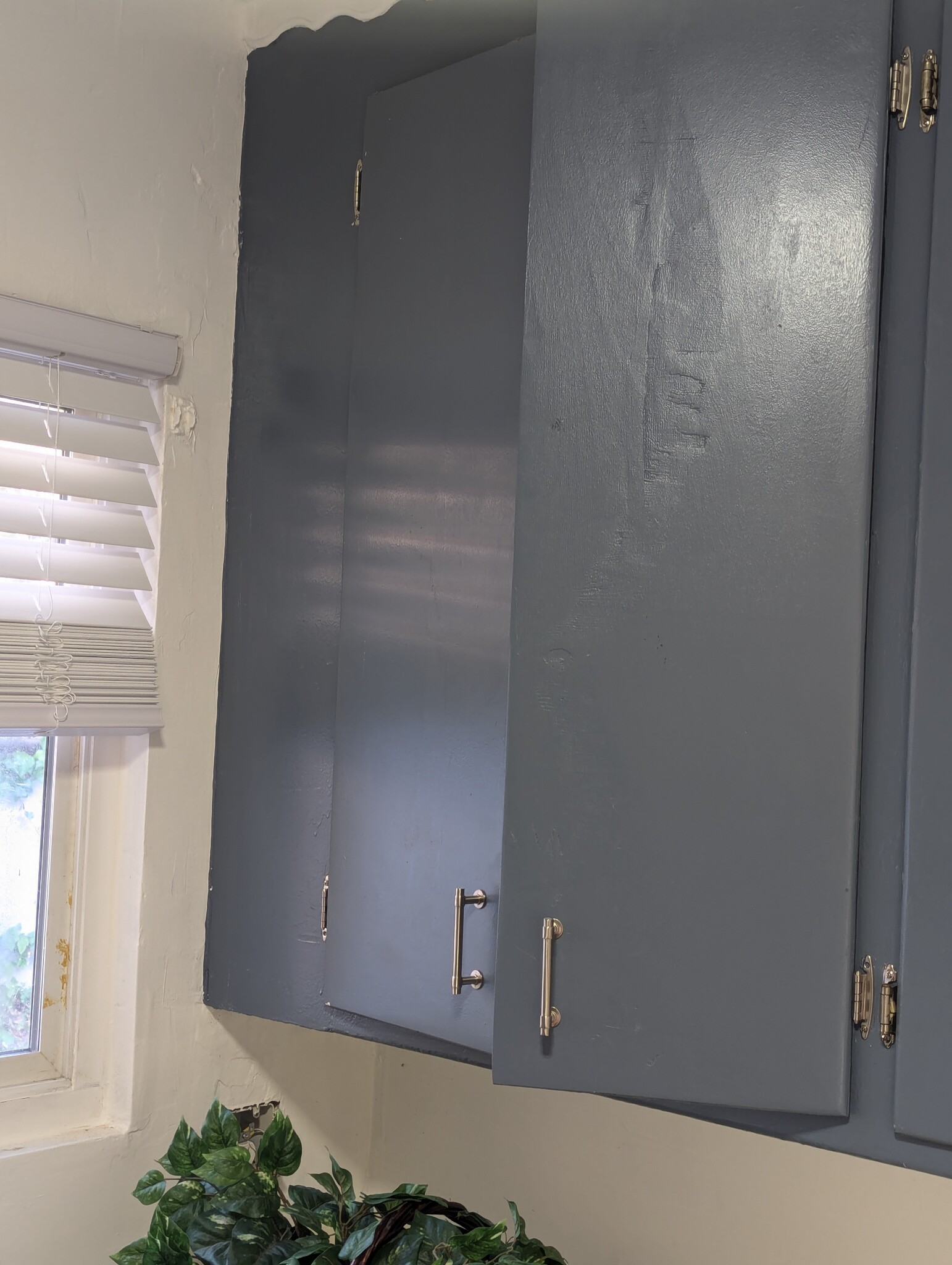 Refreshed kitchen cabinets with one-year old fridge - 9512 Hillside St