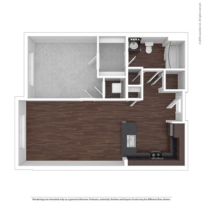 Floorplan - Studio 3807