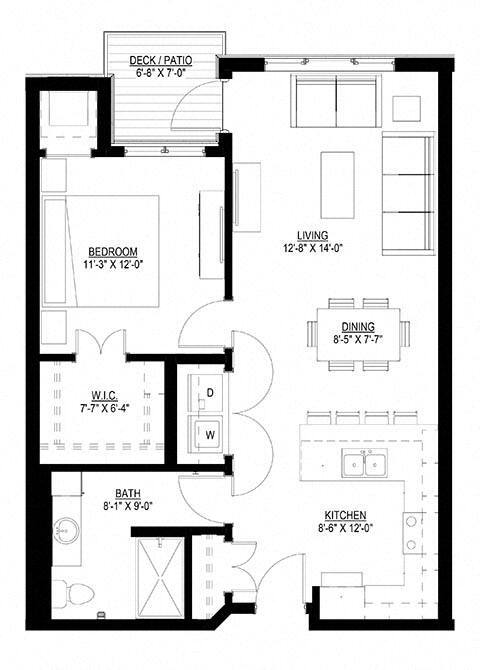 Floorplan - The Legends of Apple Valley 55+ Apartments