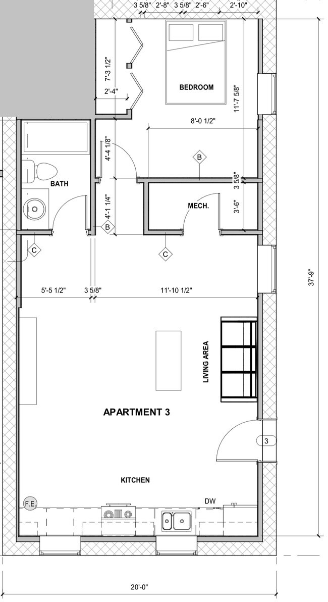 Floorplan - Brick & Beam Lofts