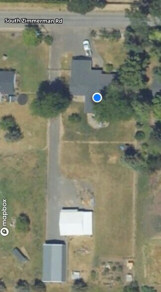 fenced acre with shops, garden, and chicken coup - 7920 S Zimmerman Rd