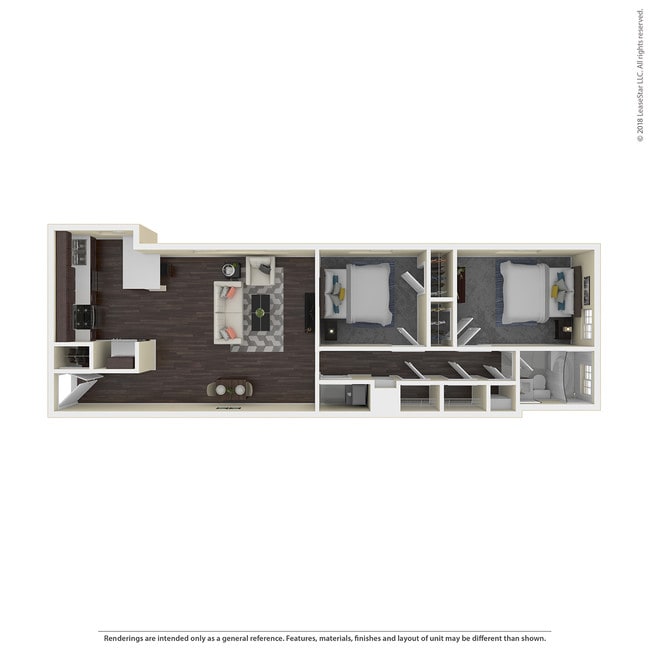 Floorplan - The Flats at Douglas
