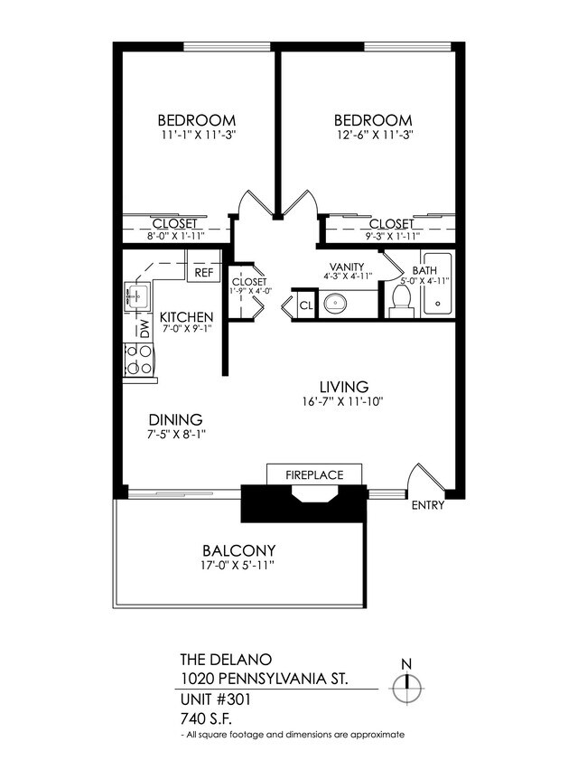 Floorplan - The Delano