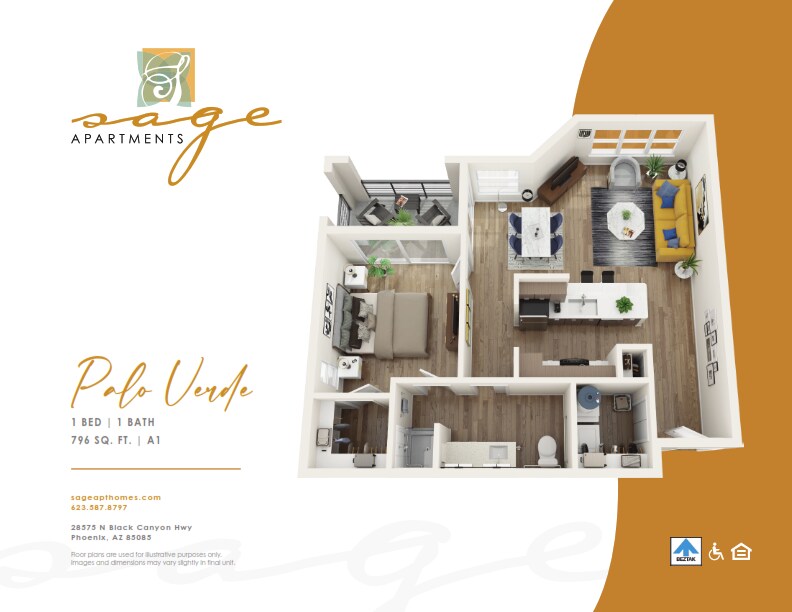 Sage Apartments 28425 N Black Canyon Hwy Phoenix AZ 85085 Apartment