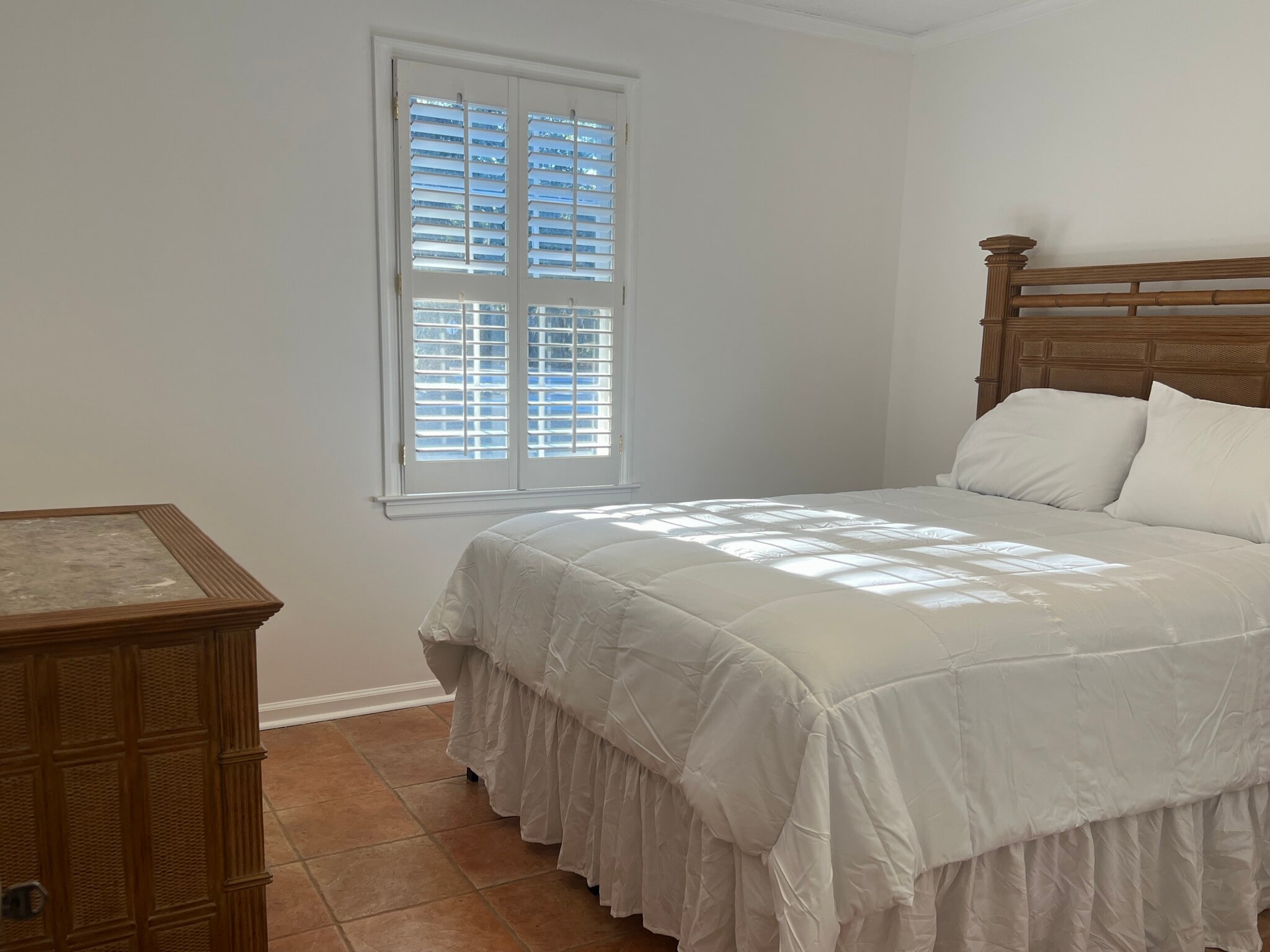 Bedroom two downstairs with a queen bed - 902 Penn Waller Rd