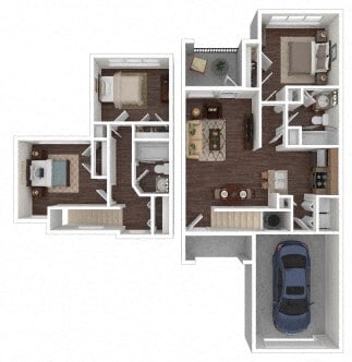 Floorplan - Hickory Trace Townhomes