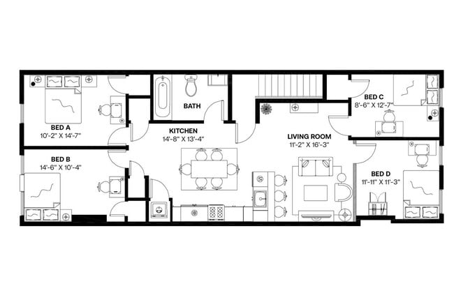 Building Photo - Room in Shared 4 bed/1 bath home in Bushwick