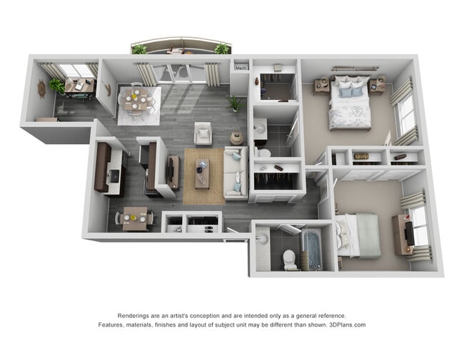 Floorplan - Parkview Apartments