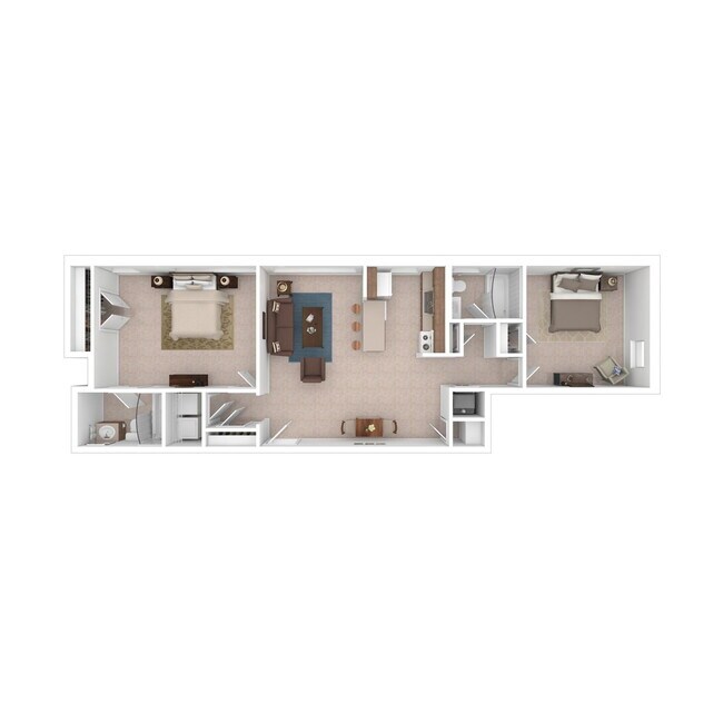 Floorplan - Carver Terrace Apartments