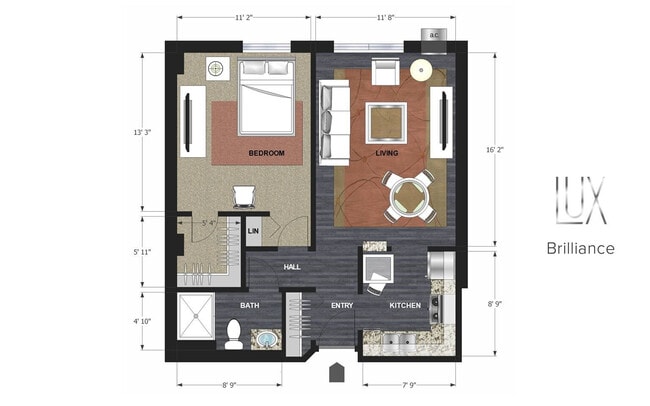 Floorplan - Lux Apartments