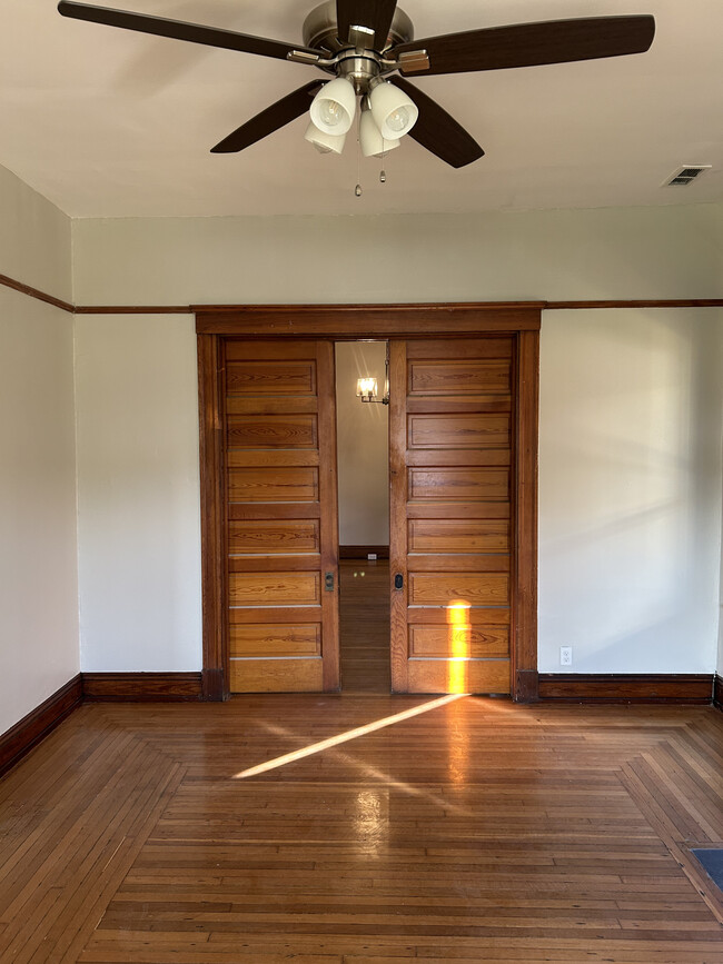 Pocket Doors in Living Room - 1816 Brewster Ave