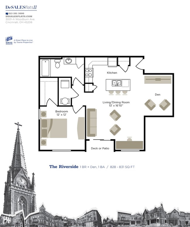 Floorplan - DeSales Flats Apartments*