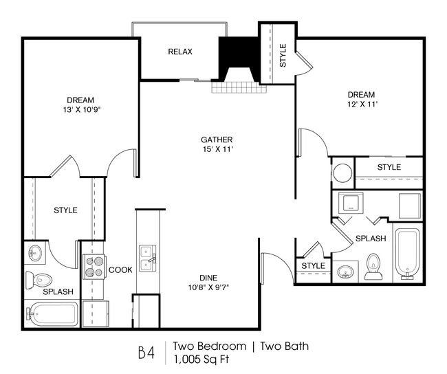 Floorplan - The Sage at 1955