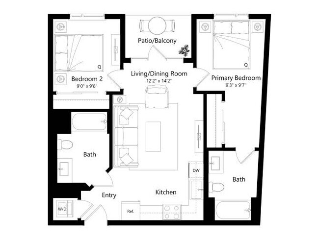 Floorplan - Lincoln/Broadway