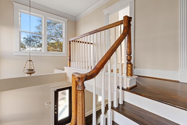 Second floor stair landing - 515 W 17th St