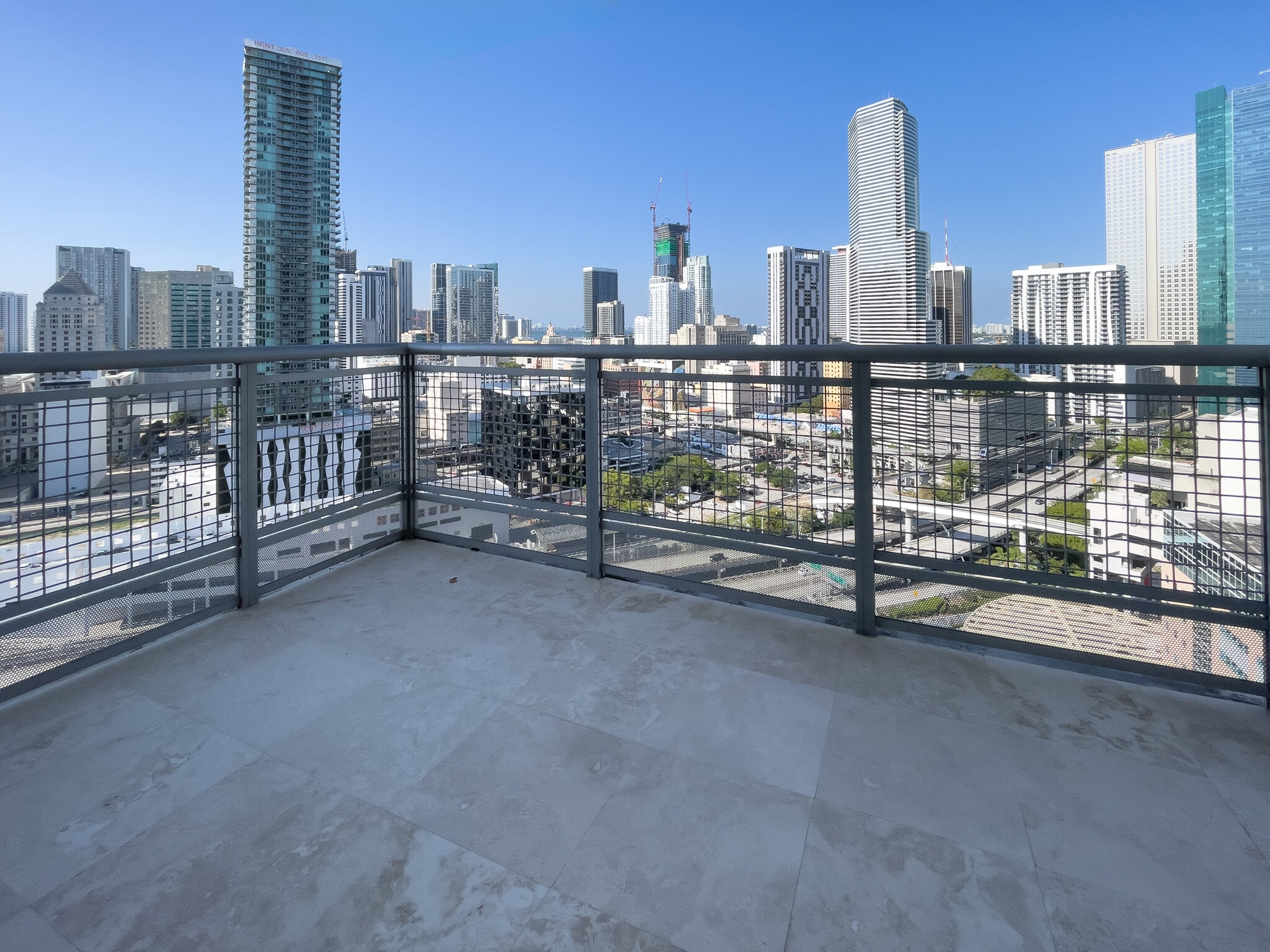 Large Balcony - 350 S Miami Ave