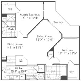 2BR/2BA - The Reserve at Riverdale