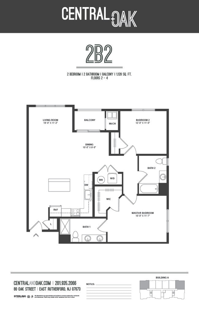 Floorplan - Central and Oak