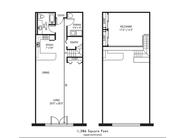 Floorplan - Belmont Dairy Apartments and Lofts