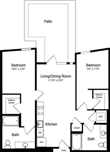 Floorplan - Potrero 1010