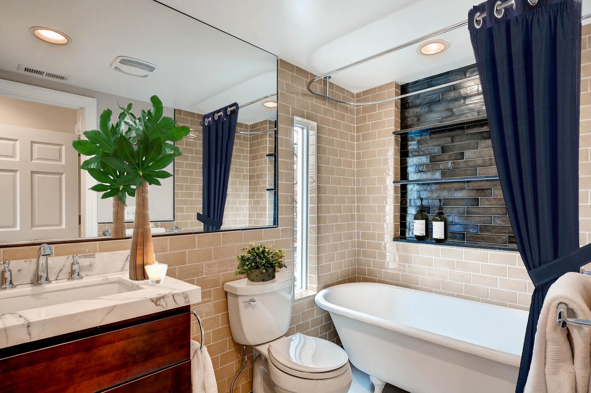 Master Bath - 708 Park Ave