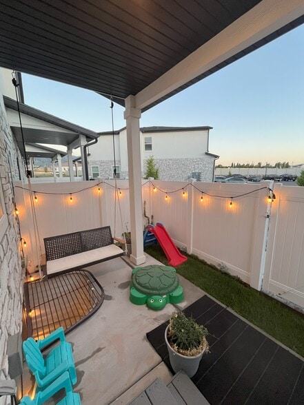 Private Patio with Swing - 525 W Caroles Way