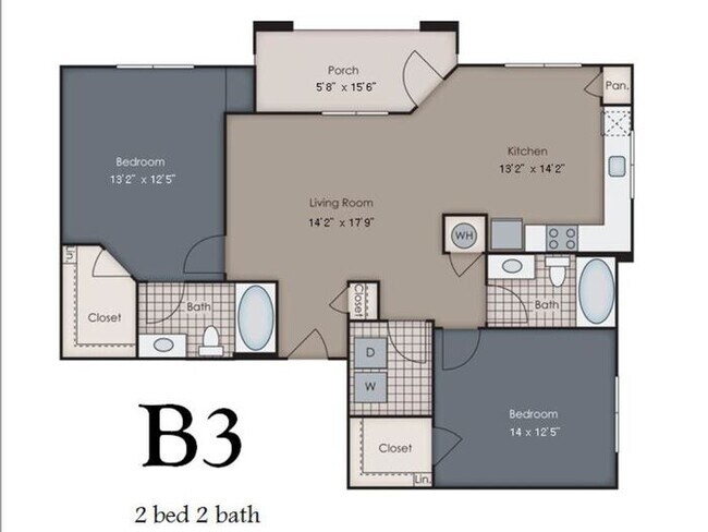 Primary Photo - B3 2bed, 2 bath