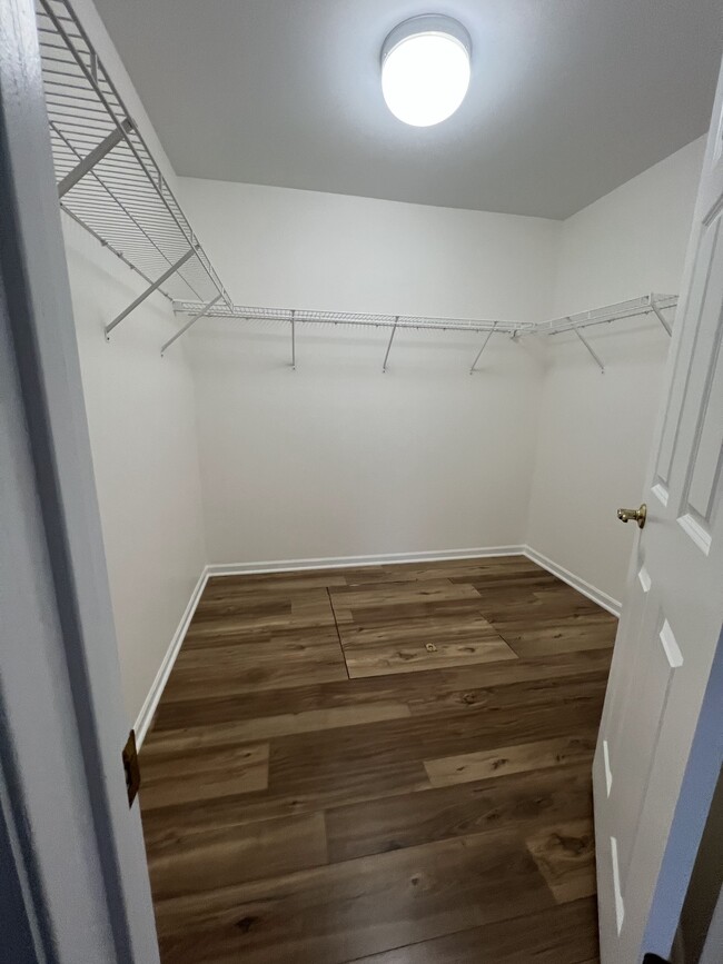 Master bedroom walk-in closet - 2109 Albemarle Ct N