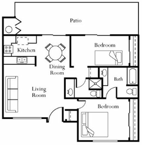 Floorplan - Riverwalk Landing Apartment Homes