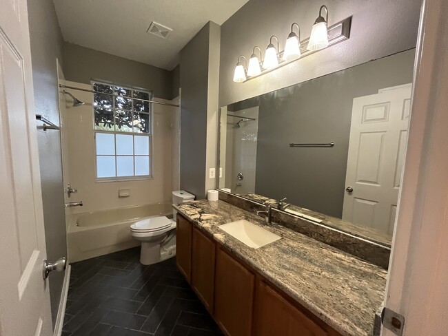 Master Bath with Granite vanity and Linen Closet - 13155 Liberty Square Dr