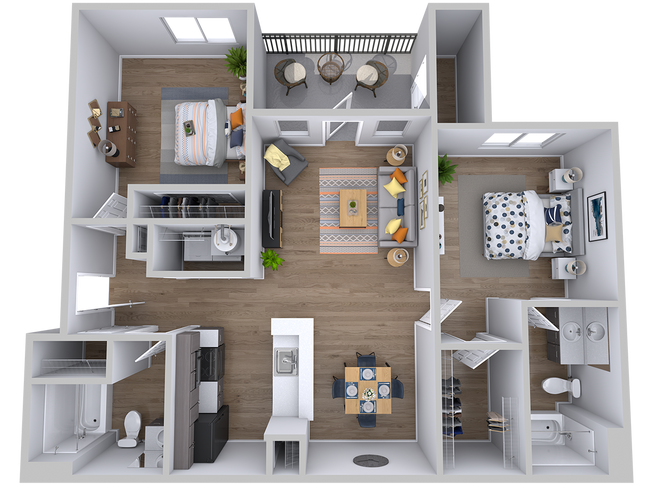 Floorplan - Radius at The Domain