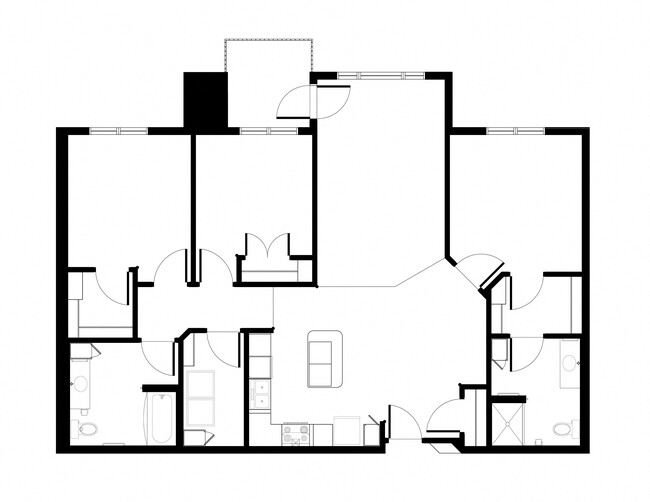 Floorplan - Balsam Apartments