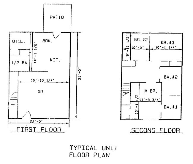 Floorplan - Meadowlark Townhomes