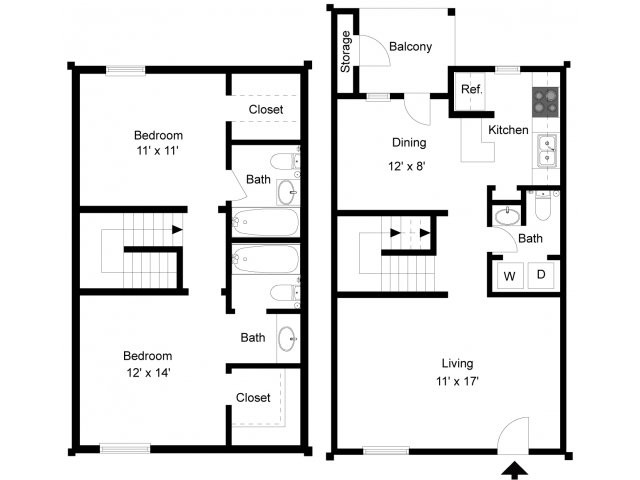 Floorplan - Amber Dawn Apartments