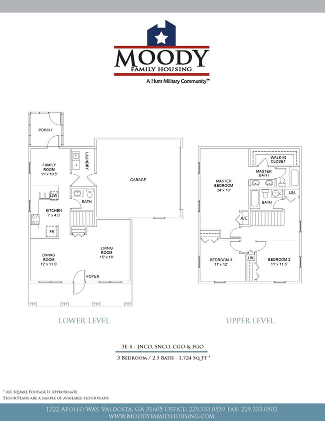 Floorplan - Moody Family Housing