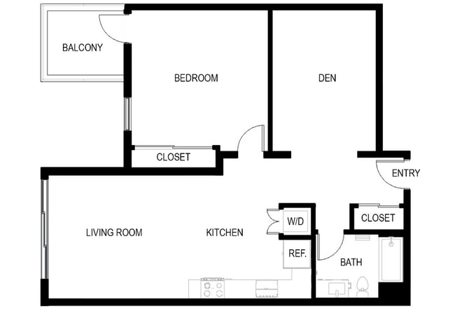 Floorplan - Uptown Lofts Apartments