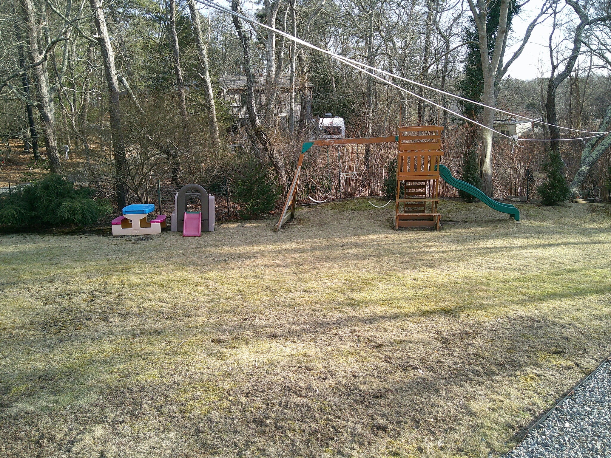 Private Yard with Swing set - 41 Chatham Rd