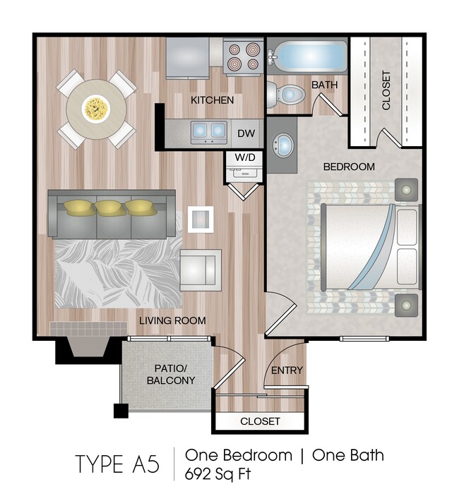 Floorplan - Abbey Glenn Apartments