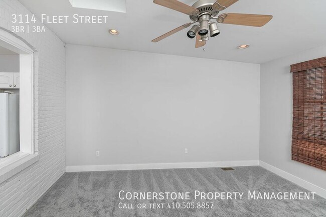 Building Photo - 3 bed, 3 bath I $2500| 3114 Fleet St. Balt...