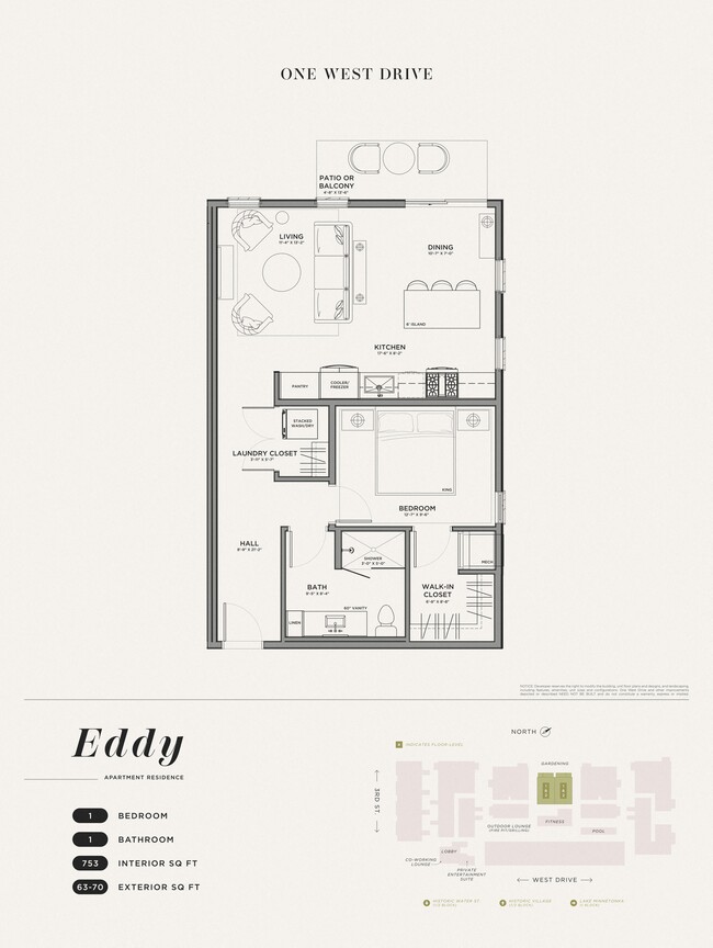 Floorplan - One West Drive