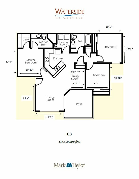 Floorplan - Waterside at Ocotillo